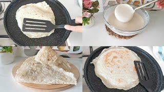 PIADINE MORBIDISDIME ARROTABILI impasto liquido senza lievito [upl. by Quinlan]