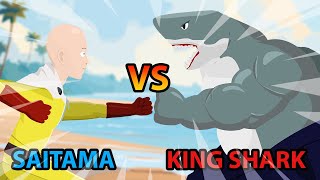 Saitama vs King Shark  Hero Animation [upl. by Borlase]