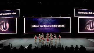 2024 DTU National Championship  HIALEAH GARDENS MIDDLE SCHOOL MIDDLE SCHOOL POM FINALS [upl. by Aiblis856]