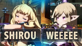 GBVSR🔥COMRFLShirou Cagliostro Vs Weee Charlotta🔥 High Level Gameplay [upl. by Hanoy]