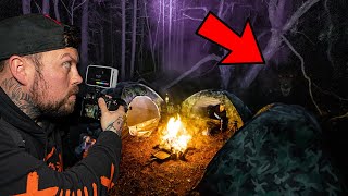 STALKED IN THE WOODS  HAUNTED CAMPING EPPING FOREST [upl. by Glialentn]