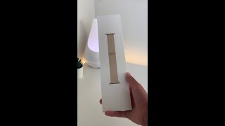 Apple Watch Gold Milanese Loop unboxing shorts [upl. by Moncear493]