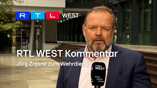 RTL WEST Kommentar Jörg Zajonc zum Wehrdienst  RTL WEST 12062024 [upl. by Bred]