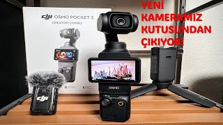 eSerozdemir3737 DJI COMBO POCKET 3 CREATOR COMBO KUTUSUNDAN ÇIKIYOR [upl. by Suiratnauq999]