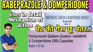 Rablet DSR capsule  Cyra D capsules  Rabeprazole sodium and domperidone capsules [upl. by Aneem]