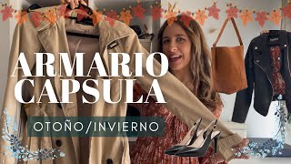 ARMARIO CAPSULA OTOÑO INVIERNO I CONSTRUYE TU FONDO DE ARMARIO 🍂❄️ [upl. by Yettie]