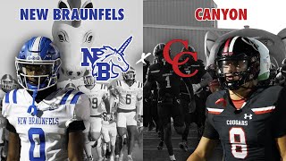 THE BEST RIVALRY IN CENTRAL TX WURST BOWL New Braunfels vs Canyon 2024 Texas High School Football [upl. by Atenaz]