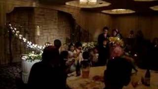 Japanese kids singing Totoro at a Japanese wedding [upl. by Kelbee366]