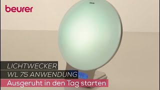 Lichtwecker für natürliches Einschlafen amp Aufwachen  Beurer WL 75 [upl. by Anerahs]