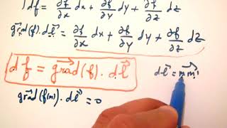 outils mathématiques vecteur gradient dun champ scalaire [upl. by Lenz575]