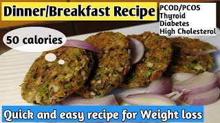 Quick and easy breakfastDinner recipe for weight loss  Diet recipe to lose weight  Healthy recipe [upl. by Amluz]