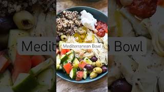 Mediterranean Bowls with Quinoa Easy Mediterranean Diet Recipe shorts [upl. by Dorree]