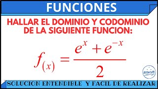 La Mejor Solución Entendible Para Dominios Y Codominios [upl. by Aeirdna]