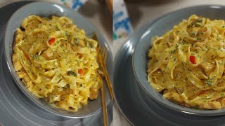 Ik heb nog nooit zon heerlijke Tagliatelle met kipfilet pasta gegeten Makkelijk en goedkoop rcpt [upl. by Ethben664]