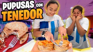 😥 Usé TENEDOR para comer Pupusas y PASÓ ESTO ❌ Celinazz  Como hacer Pupusas 🇸🇻 [upl. by Refinnaj]