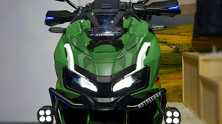 2024 Honda New Green Color Variant Adventure Scooter Has Launched – ADV 160 Walkaround [upl. by Calloway999]