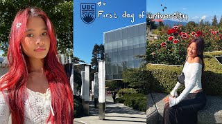 first day of university at ubc vancouver😸 grwm and vlog [upl. by Mcculloch]