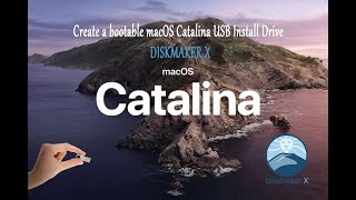 How To Create a bootable macOS Catalina USB Install Drive  Using DiskMaker X [upl. by Colinson]