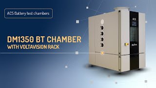 ACS Battery test chambers DM1350 BT with Voltavision rack [upl. by Zhang]