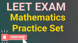 leet exam2021leet exam preparation classesleet exam paperbteup latest newsleet exam sample paper [upl. by Marinelli]