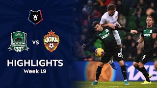 Highlights FC Krasnodar vs CSKA 11  RPL 201920 [upl. by Ulric]