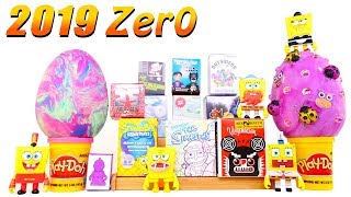 NEW Blind Boxes Opening Spongebob The Simpsons Kidrobot Disney Play Doh Surprise Eggs DCTC ZerO [upl. by Piegari]