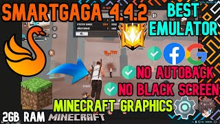 New 🚀SmartGaGa 442 Free Fire Auto LogOut Fixed🎯Black Auto Reset Fix🔰 l ⚡Low End PC💻 3GB Emulator⭐ [upl. by Demmy]