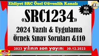 SRC1 SRC2 SRC3 SRC4 ÖRNEK SINAV SORULARI 2024 110 [upl. by Laughlin]