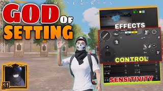 GOD of SETTING🔥5 Finger Fastest Player Control CODE  Sensitivity  Daxua PUBG BGMI [upl. by Francis]