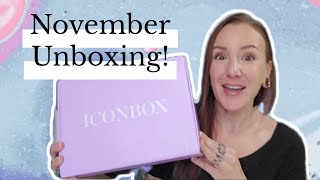 Unboxing Novembers Glam Bag Boxycharm amp Icon Box [upl. by Adlai]