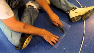 How To Install Vinyl Tile VCT Start To Finish Complete Job [upl. by Reseda852]