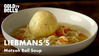 Liebmans Kosher Delis Matzah Ball Soup Is a Comforting Old Fashioned Staple [upl. by Alasdair327]