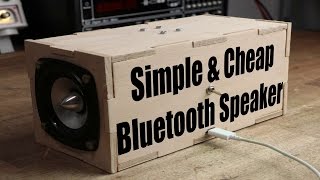 Make your own Simple amp Cheap Portable Bluetooth Speaker [upl. by Snoddy]