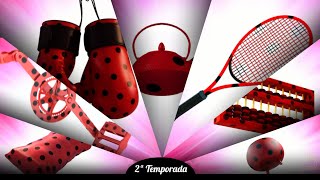 Miraculous Ladybug  Temporada 2 • Todos os Talismãs [upl. by Enatan563]