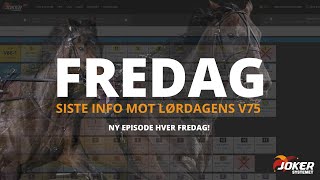 FREDAG 2709  V75 Biri travbane lørdag [upl. by Llenet]