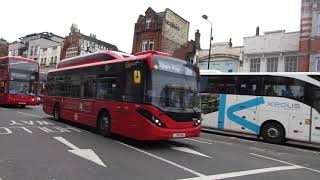 London Buses in Camden Town  London Public Transport in action [upl. by Aenej953]