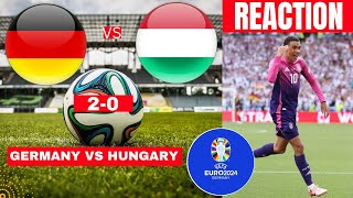 Germany vs Hungary 20 Live Stream Euro 2024 Football Match Today Score Commentary Highlights Vivo [upl. by Einnol649]