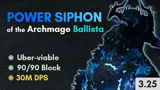 PoE 325 Settlers  Svalinn Power Siphon of the Archmage Ballista Totems  T17 Showcase [upl. by Auqinaj]