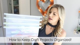 Tips to Organize Your Craft Projects [upl. by Foster394]