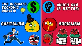 Capitalism Vs Socialism Explained In 6 Minutes [upl. by Hsejar]