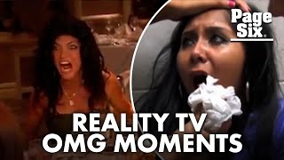 Teresa Giudice flips a table and more of the most insane reality TV moments of all time  Page Six [upl. by Ahel]