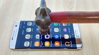 Samsung Galaxy S7 Edge Screen Scratch Test Gorilla Glass 4 [upl. by Brenda]