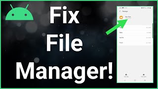 How To Fix Android File Manager [upl. by Hahnke]