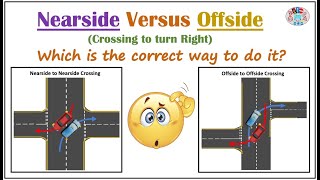 Nearside Versus Offside Crossing to turn Right [upl. by Lennahc]