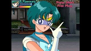 Pretty Soldier Sailor Moon  Sailor Mercury Playthrough [upl. by Rubia]