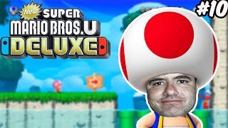 New Super Mario Bros U Deluxe  Switch  SELVA GELATINOSA  Ghost House 456 e CASTELO  parte 10 [upl. by Oremar]