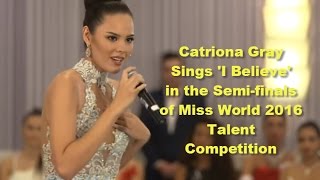 Catriona Gray  Miss World 2016 Talent Competition [upl. by Meingoldas]