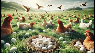 How to raise 1000 free range chickens for meat and eggs  Farming process [upl. by Ruffin702]