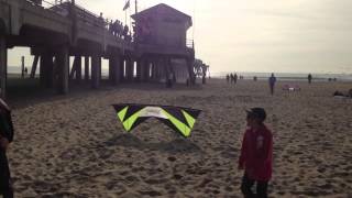 Craziest and Funniest Stunt Kite Ever at Huntington Beach California [upl. by Reni]