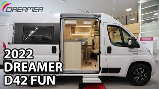 DREAMER D42 FUN 2022 Camper Van 541 m [upl. by Pammi803]